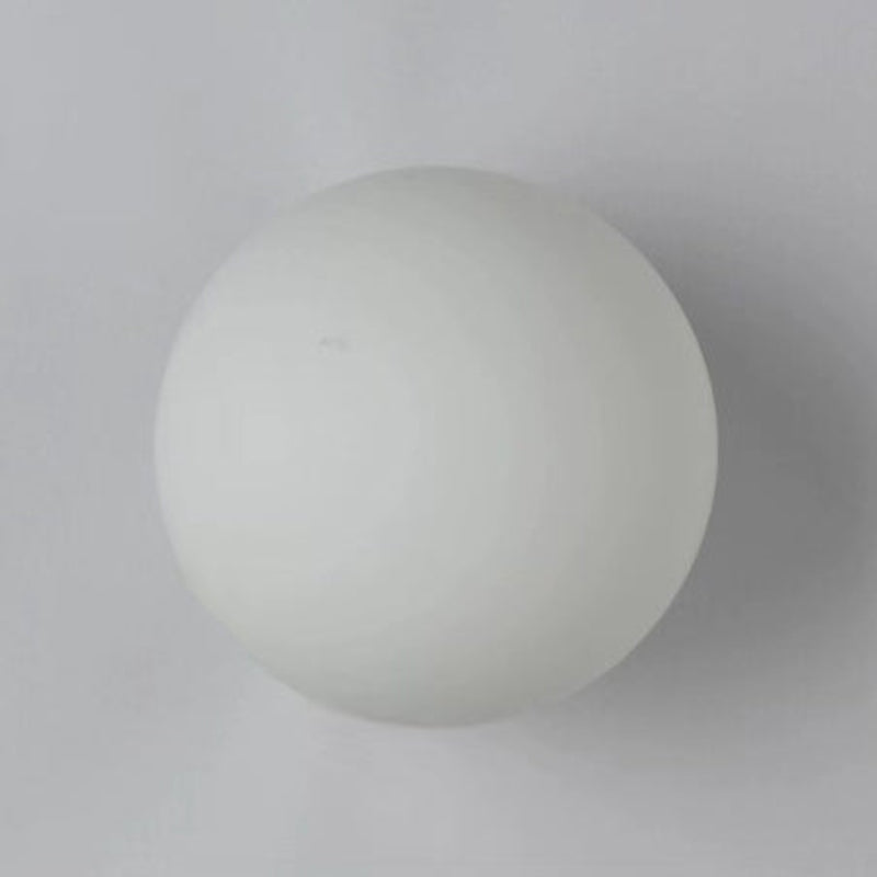 Elegant Sphere Wall Light with Metal Support for Indoor Use