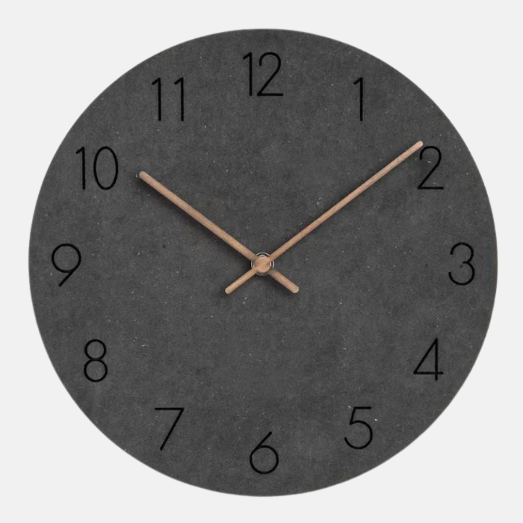 Sleek Modern Wall Clock – Whisper-Quiet Quartz Precision
