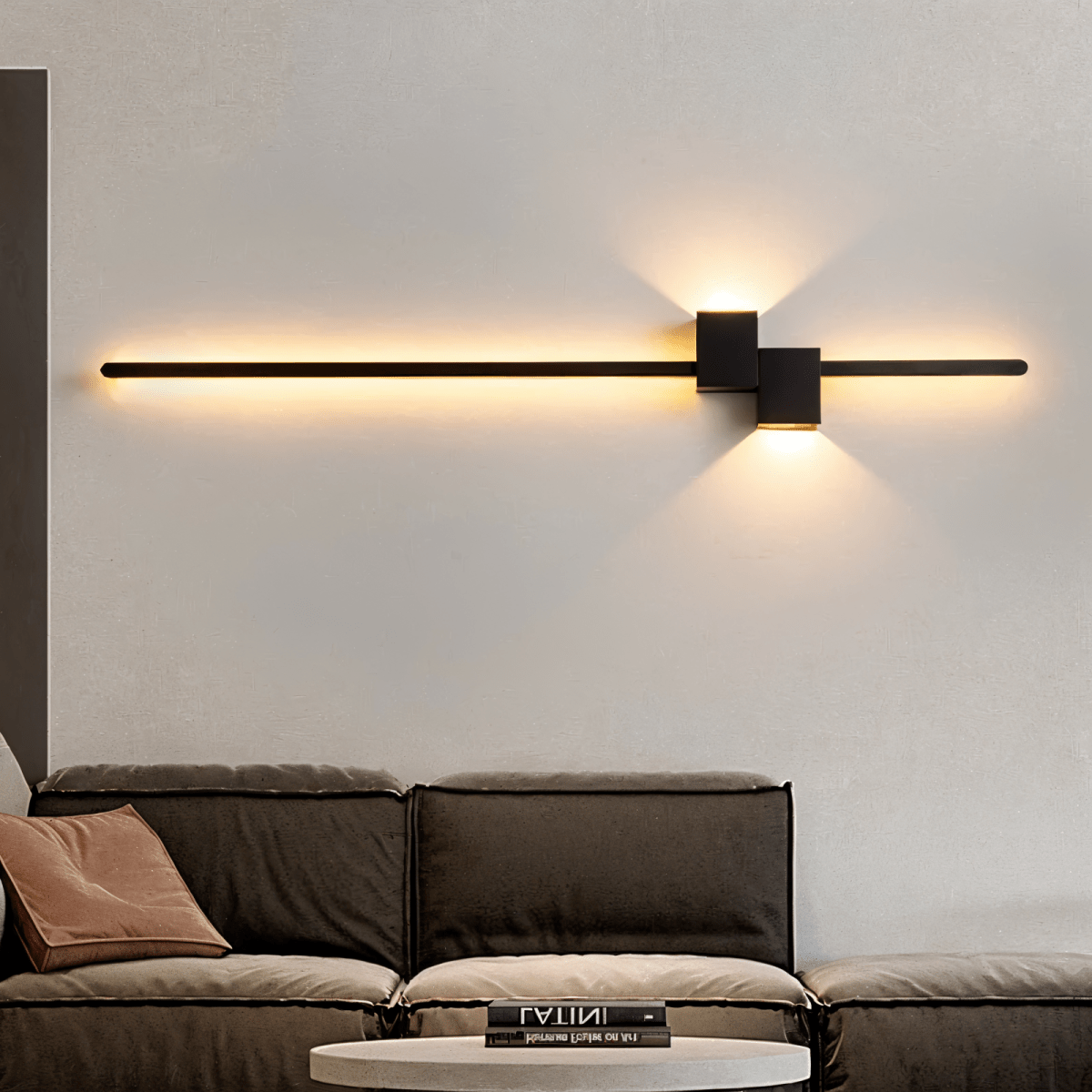 SleekGlow - Elegant LED Wall Fixture for Indirect Light