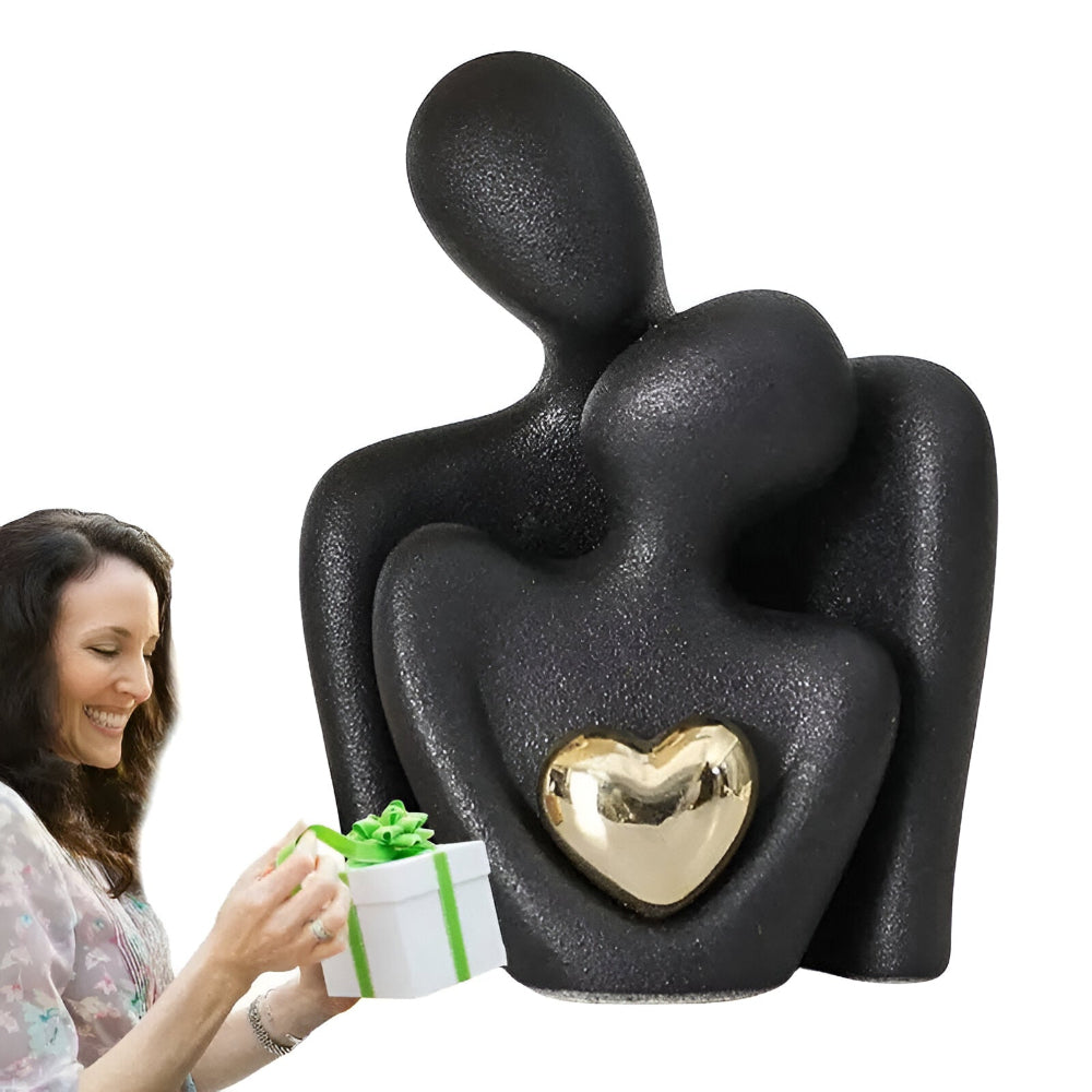 Minimalist Couple Figurine | Symbol of Togetherness | Smooth Finish