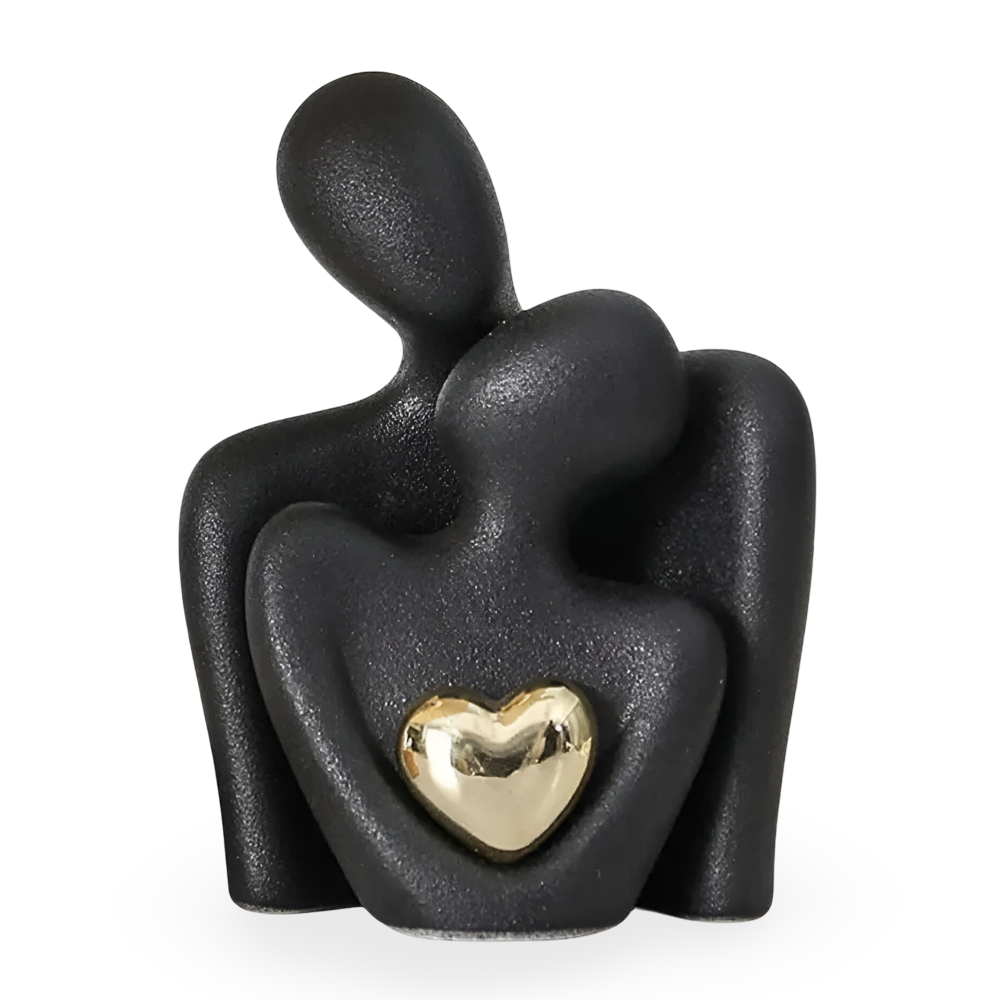 Minimalist Couple Figurine | Symbol of Togetherness | Smooth Finish