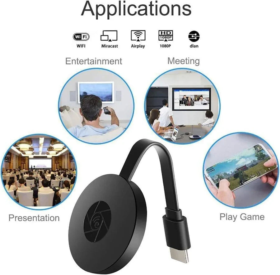 Wireless HD Mirroring Adapter for AirPlay & DLNA - CastView Pro