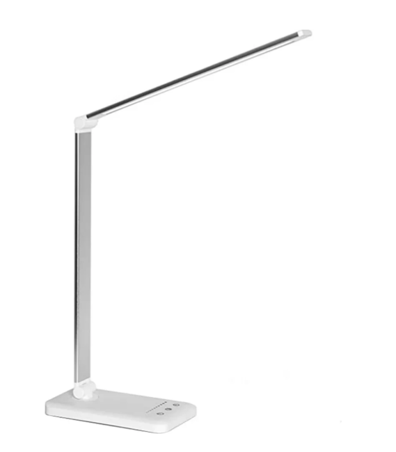 Sleek Adjustable LED Desk Light with USB Charging for Home & Office