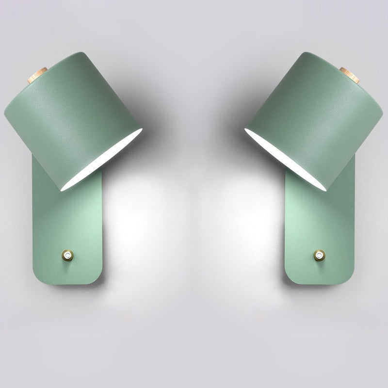 Sleek Indoor LED Sconce with Integrated Switch for Modern Living