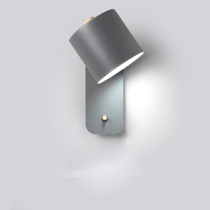 Sleek Indoor LED Sconce with Integrated Switch for Modern Living
