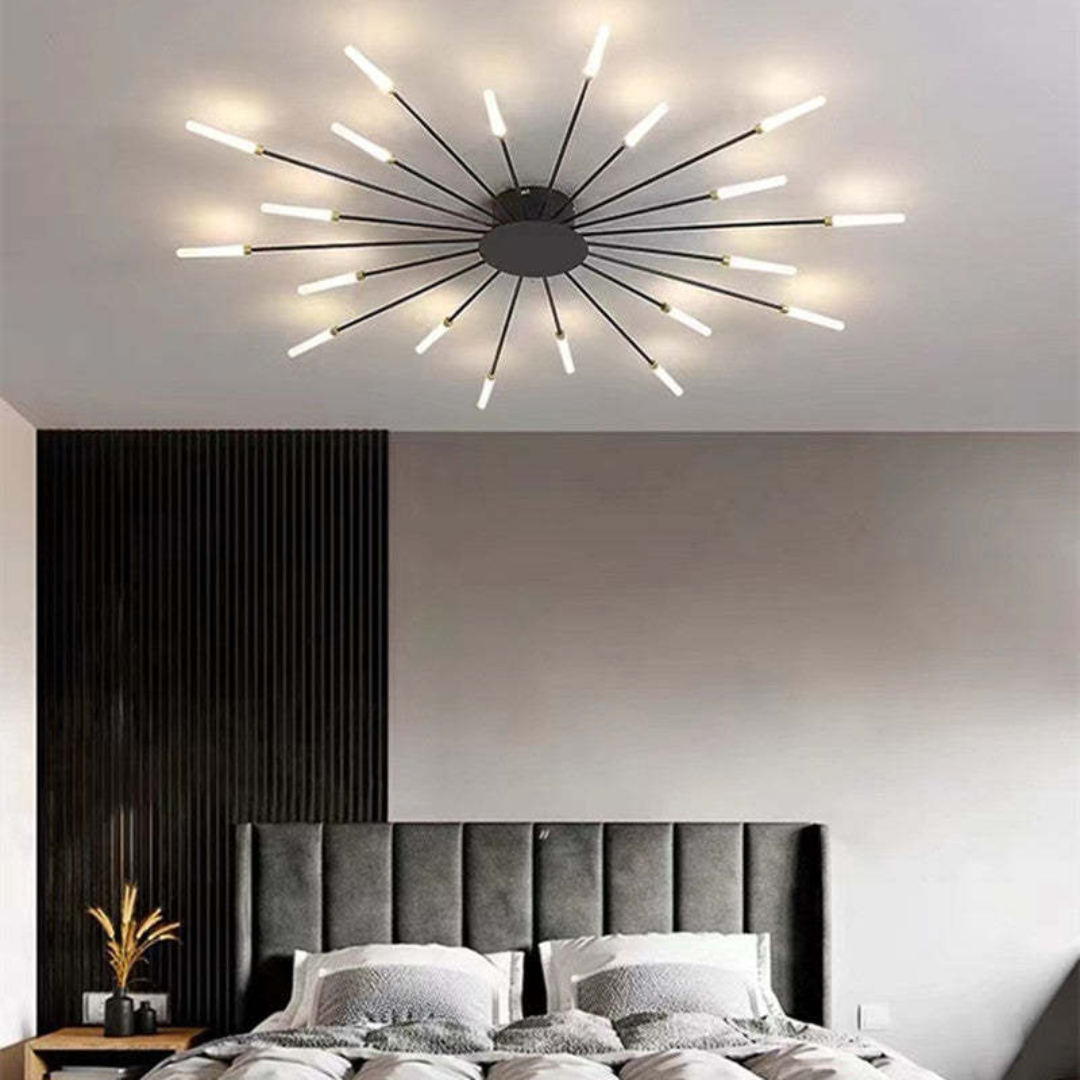 Elegant LED Ceiling Fixture for Spacious Living Areas
