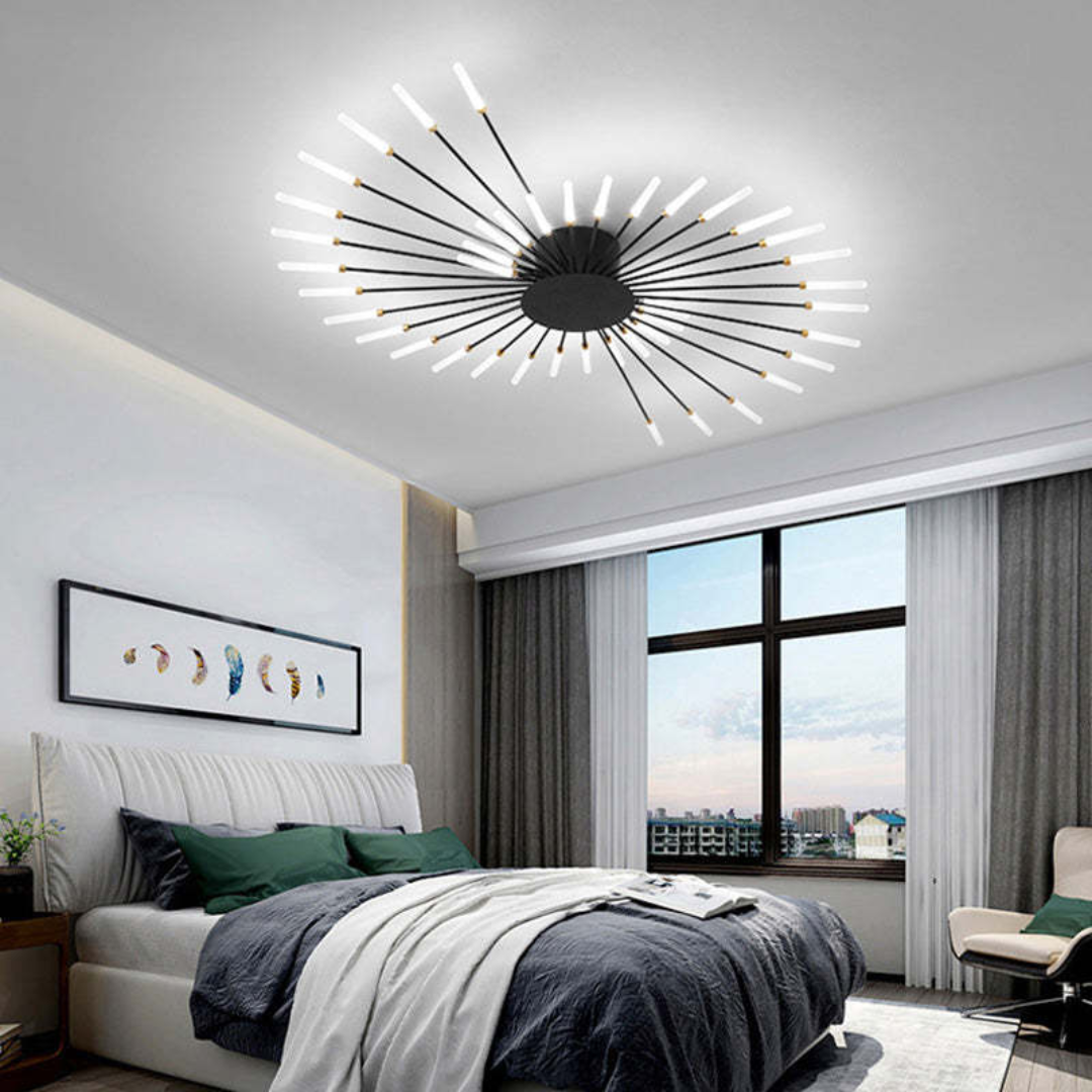 Elegant LED Ceiling Fixture for Spacious Living Areas