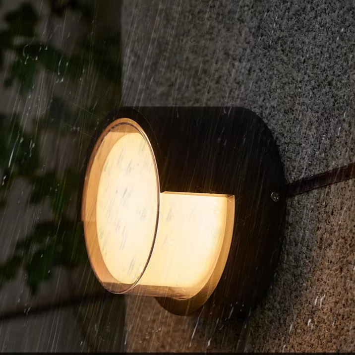 Sleek Outdoor LED Wall Light with Smart Motion Activation