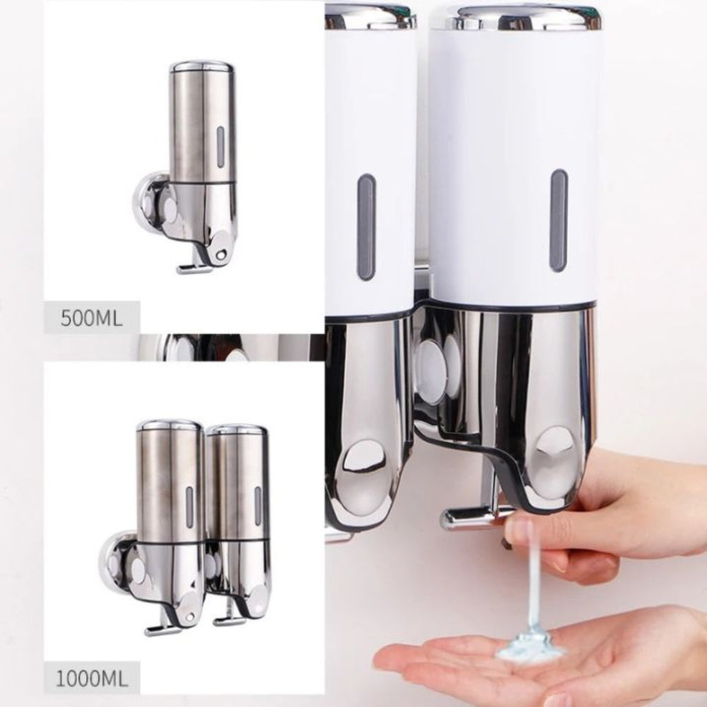 Sleek Wall-Mounted Soap Dispenser for Modern Bathrooms