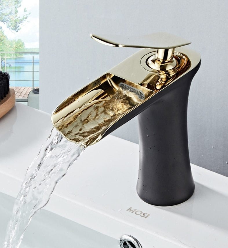 Sleek Waterfall Faucet for a Stylish Bathroom Upgrade