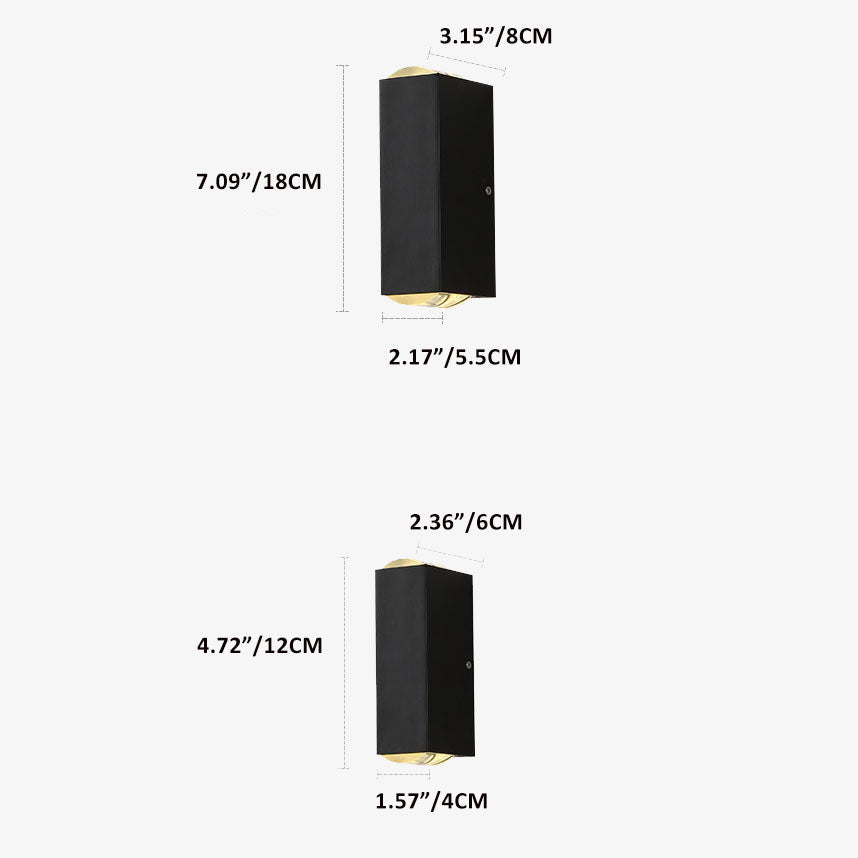 Sleek Waterproof LED Outdoor Wall Fixture for Modern Homes