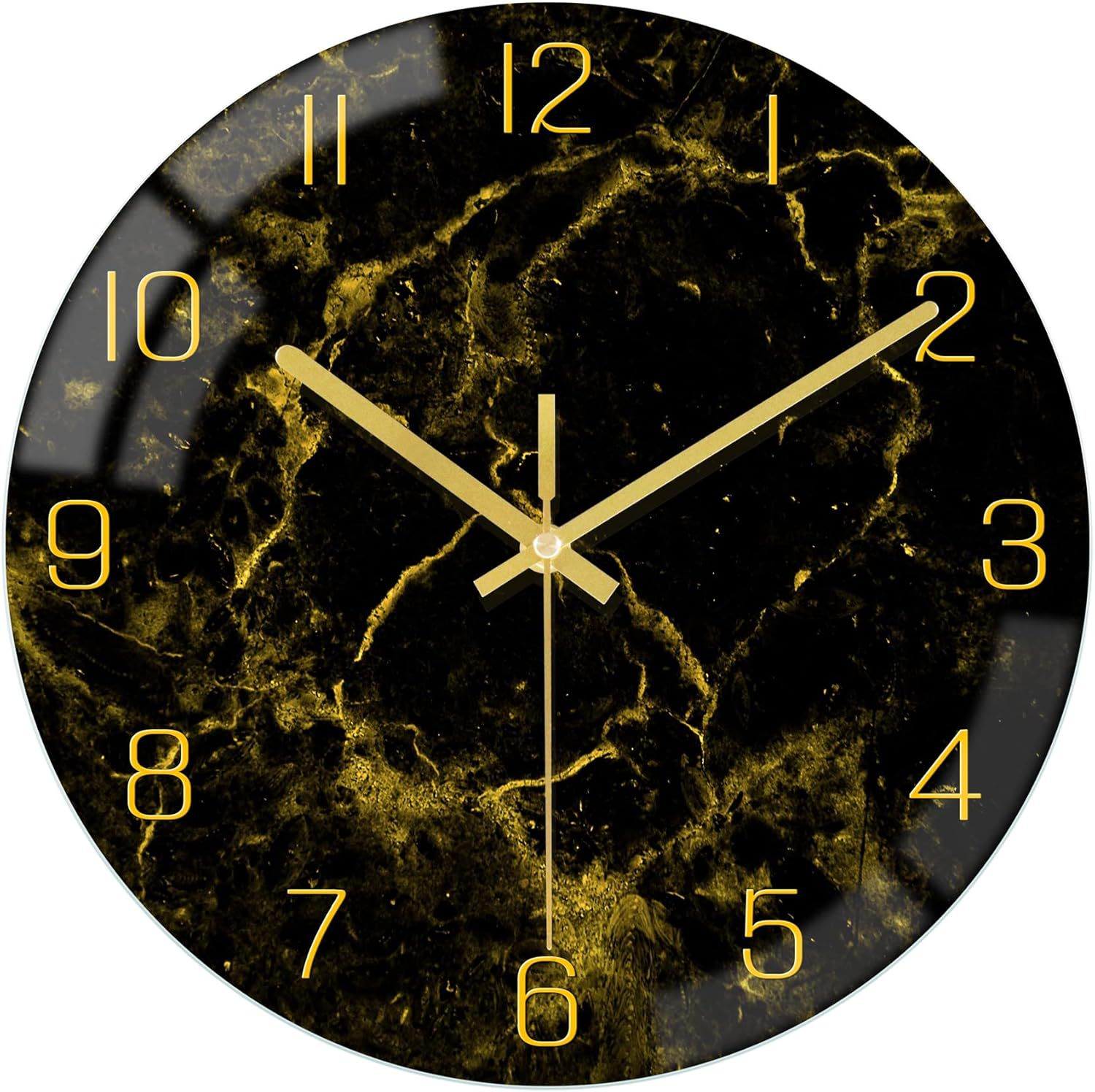 Chic 12-Inch Timepiece with Unique Artistry – Stylish Home Accent