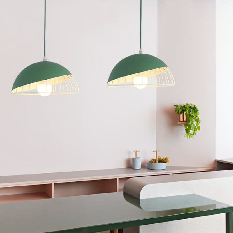 Sleek Adjustable Dome Pendant Lighting for Home & Bistro