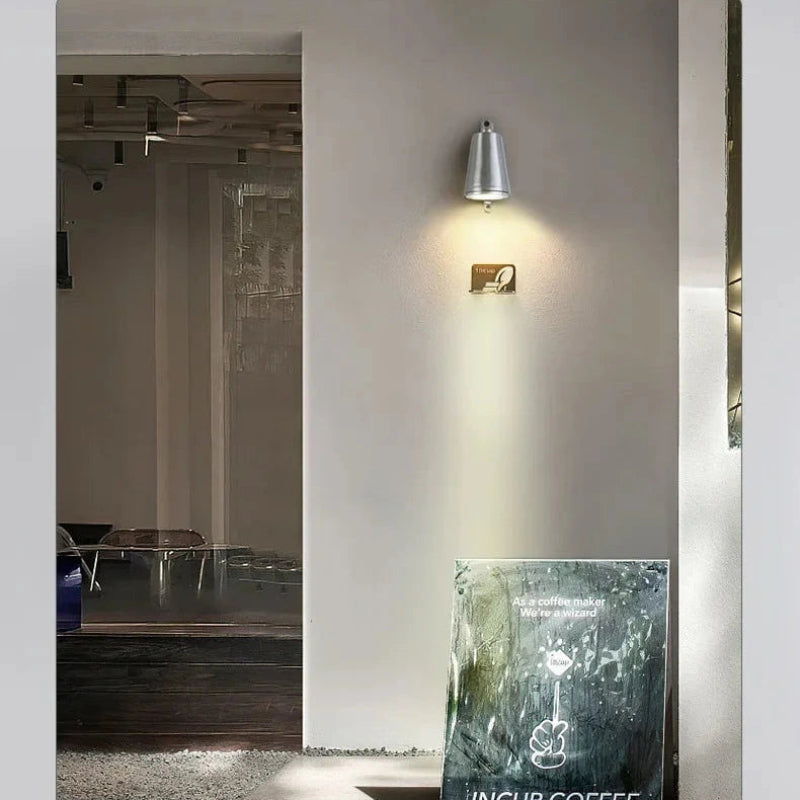 Elegant Aluminum LED Wall Sconce - 5W Bell Design