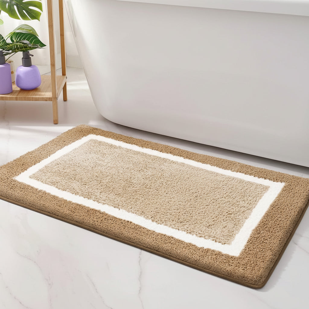 CushionGuard – Non-Slip Microfiber Bath Mat for Enhanced Safety