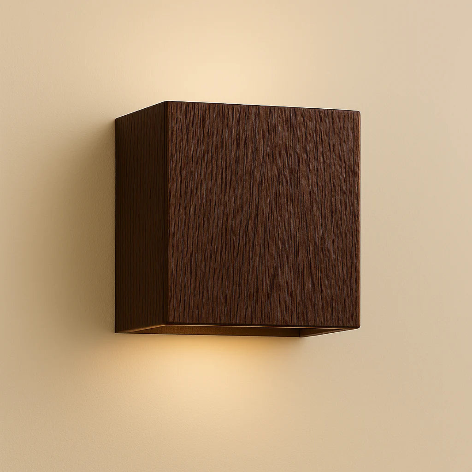 Stylish Cube Wall Fixture - Durable Integrated LED Design