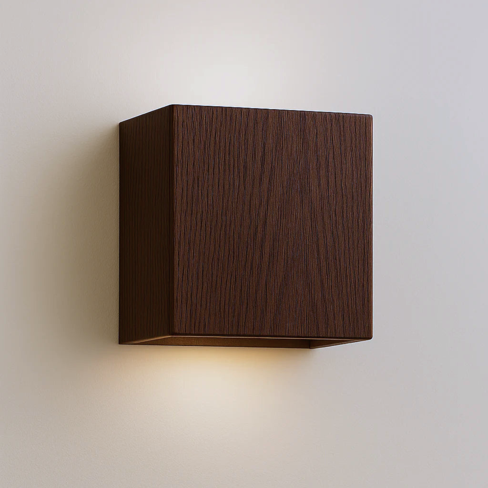 Stylish Cube Wall Fixture - Durable Integrated LED Design