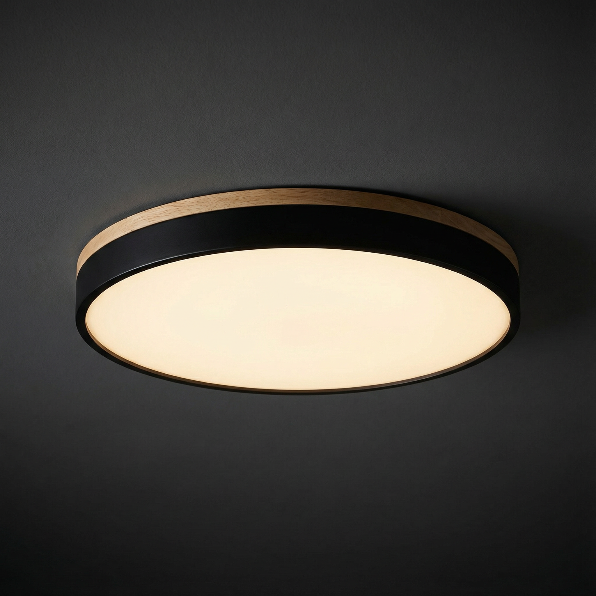 Contemporary Flush Mount LED Ceiling Light Fixture with Dimming Feature