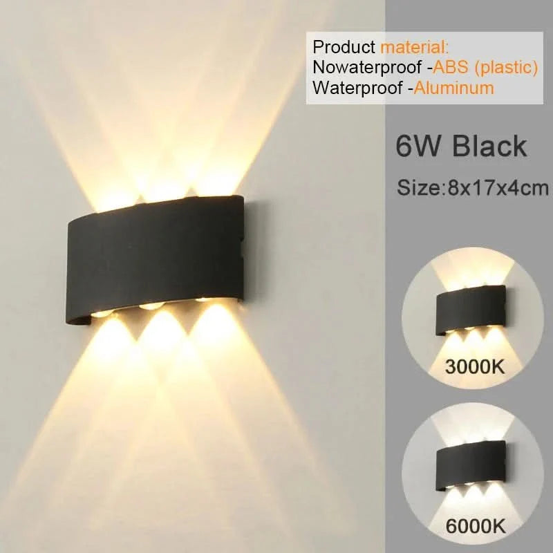 Wall-Mounted Up and Down Light for Stylish Home Decoration