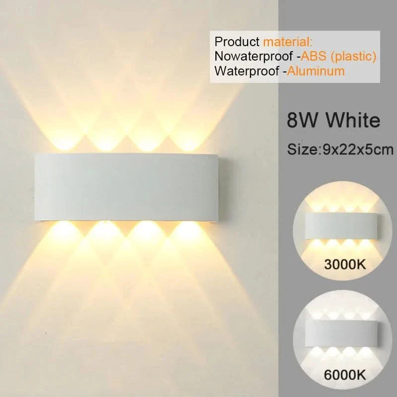 Wall-Mounted Up and Down Light for Stylish Home Decoration