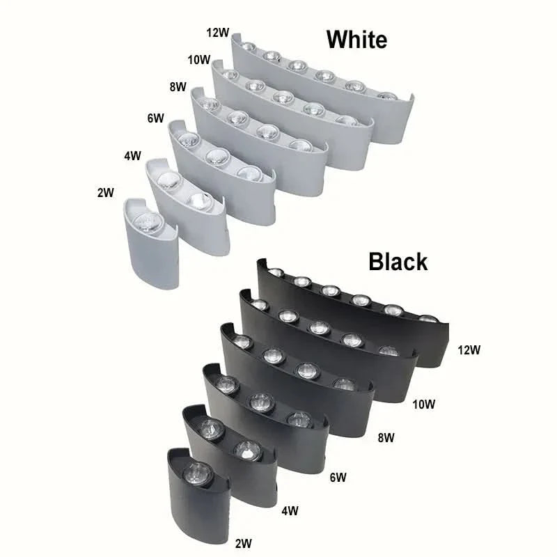 Wall-Mounted Up and Down Light for Stylish Home Decoration