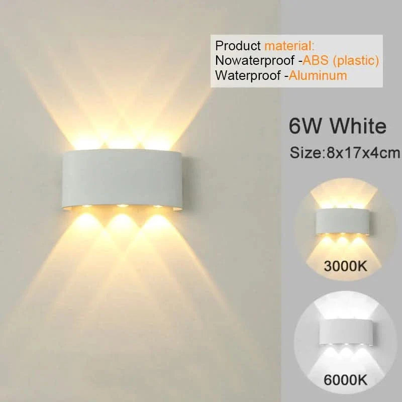 Wall-Mounted Up and Down Light for Stylish Home Decoration
