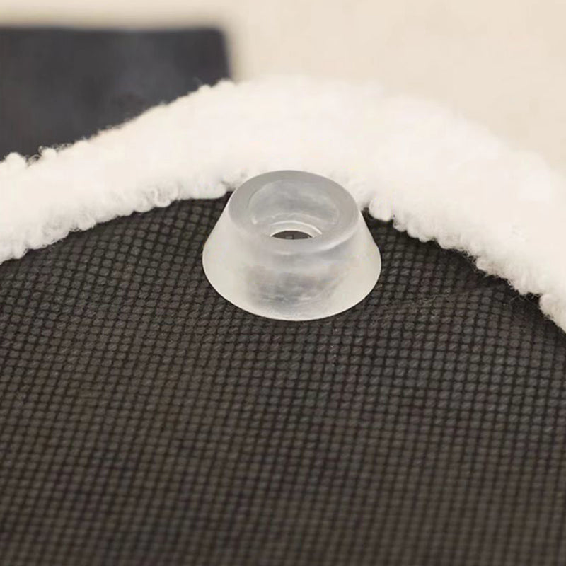 Chic Square Ottoman in Cozy Fleece for Any Space