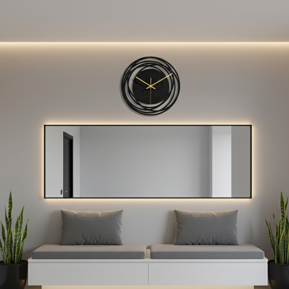 Elegant Quiet Timepiece, Durable Crystal Design, Accurate Quartz Mechanism