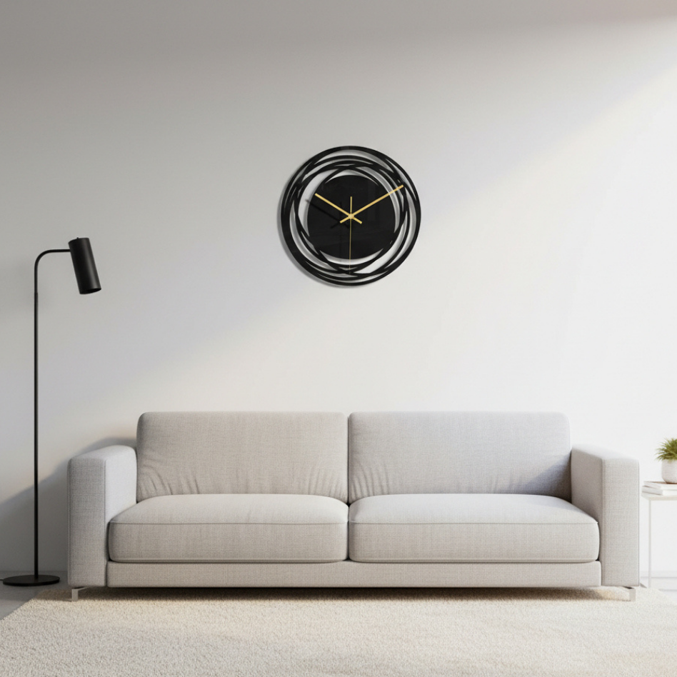 Elegant Quiet Timepiece, Durable Crystal Design, Accurate Quartz Mechanism