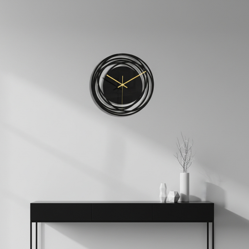 Elegant Quiet Timepiece, Durable Crystal Design, Accurate Quartz Mechanism