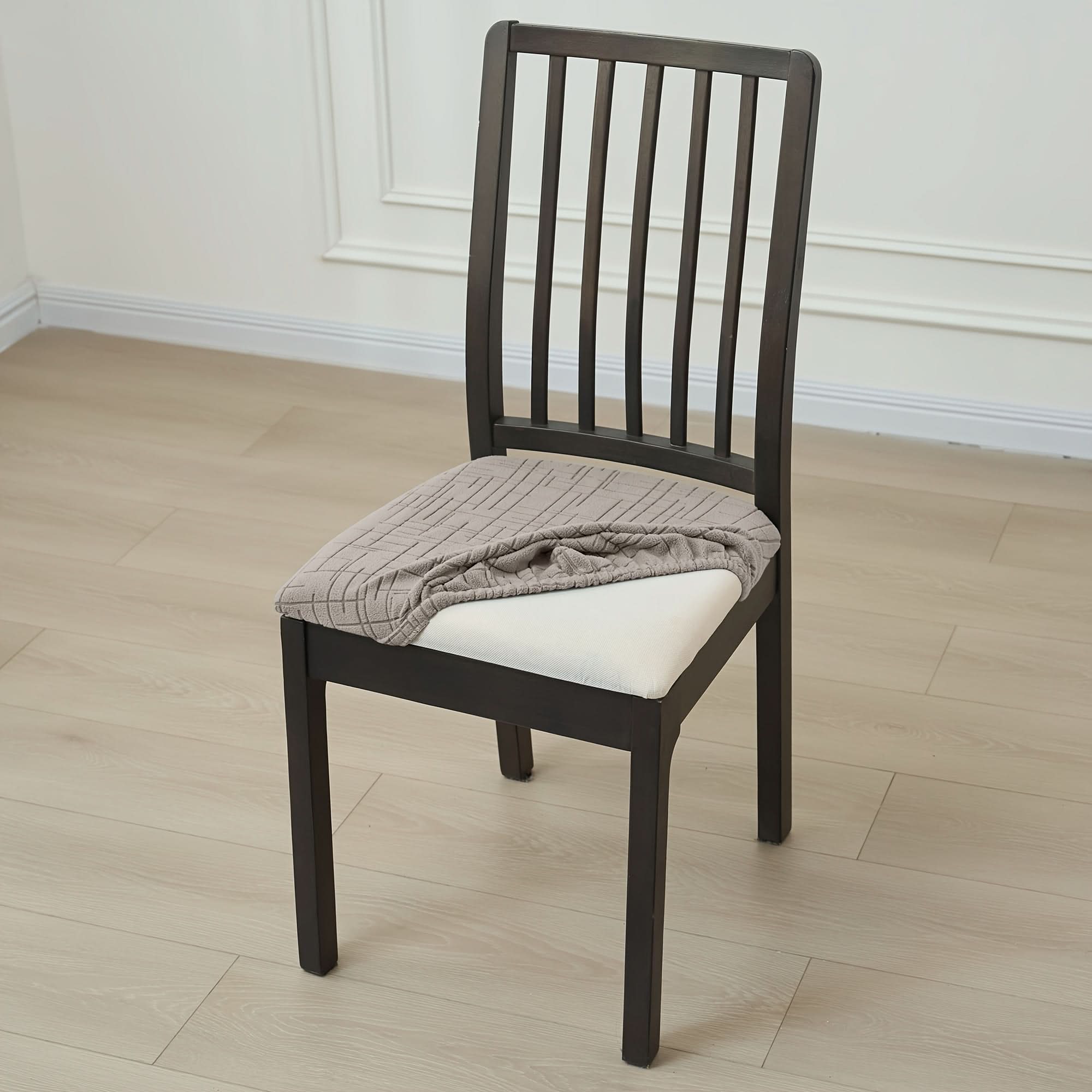 Elastic Dining Chair Covers with Cross Design – Modern Stretch Fit