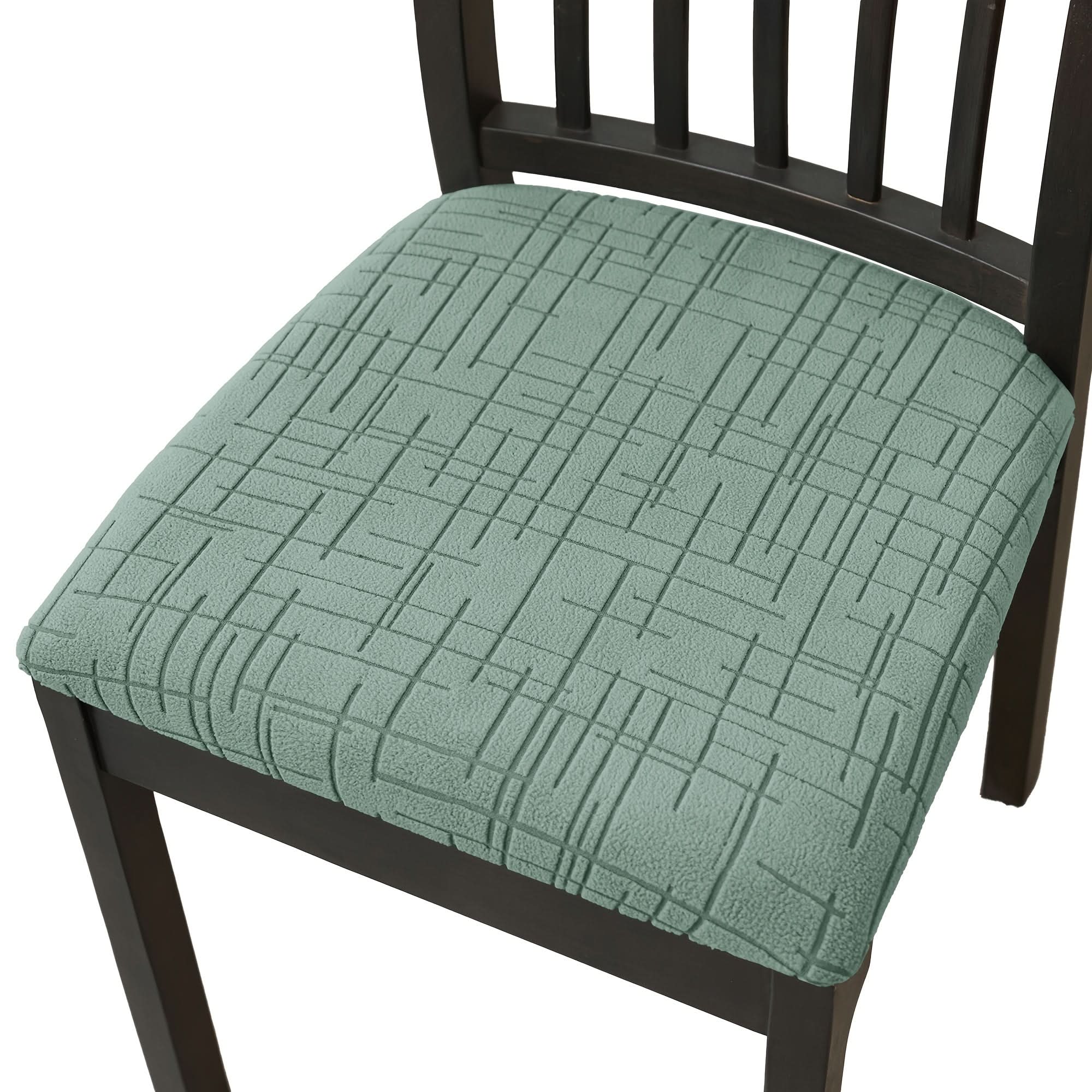 Elastic Dining Chair Covers with Cross Design – Modern Stretch Fit