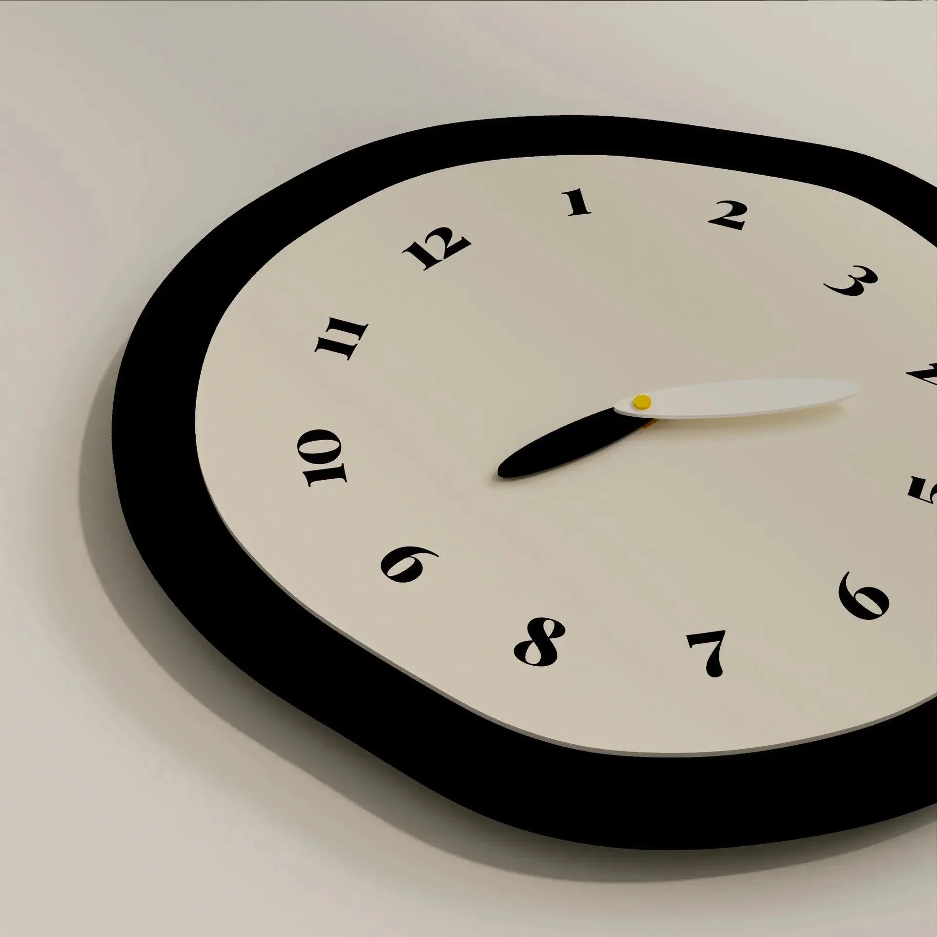 Contemporary Acrylic Clock - Silent and Stylish Design