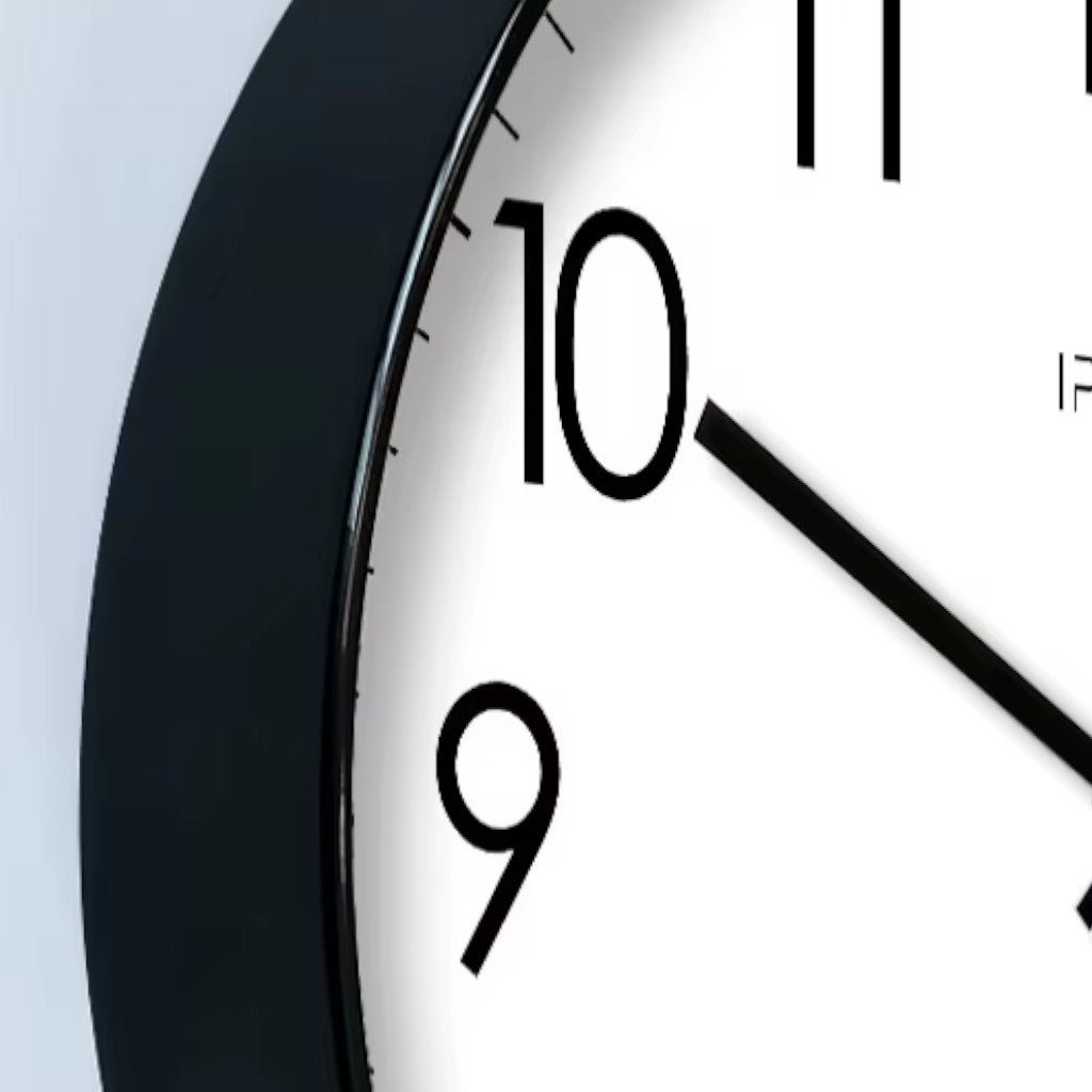 Elegant Silent Wall Clock with Minimalist Design