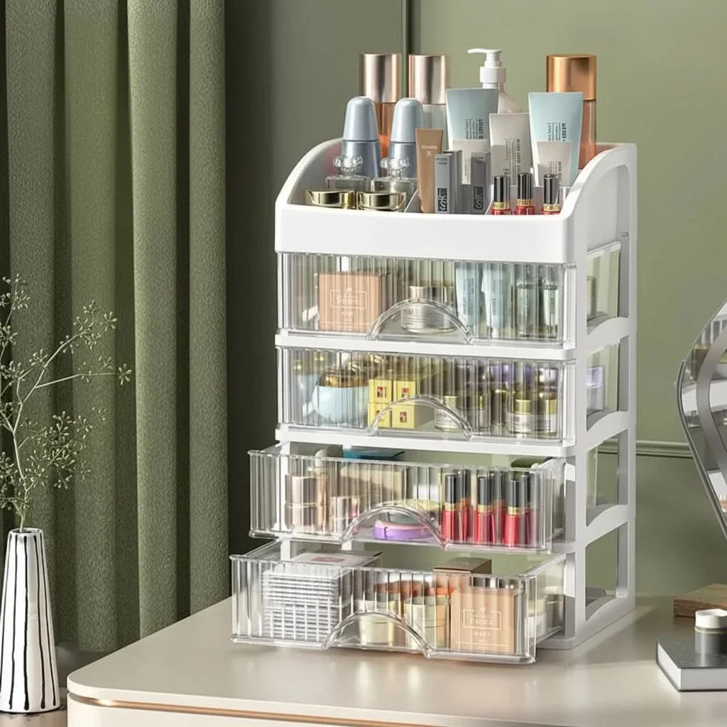 Stackable Makeup Organizer Box for Neat Beauty Storage
