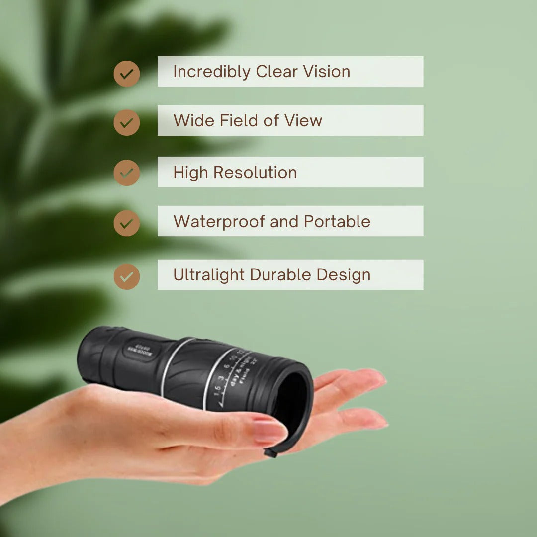 Monocular Zoom Telescope – Waterproof Pocket Scope
