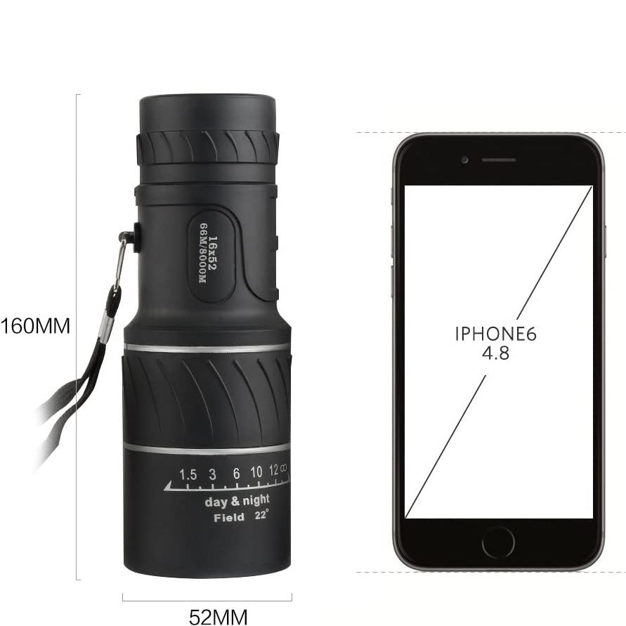 Monocular Zoom Telescope – Waterproof Pocket Scope