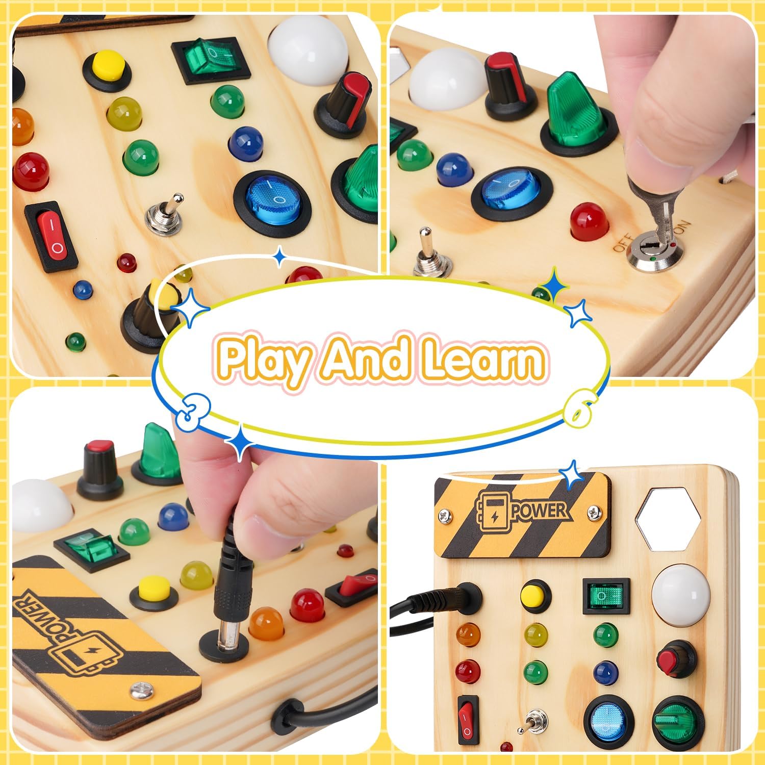 Illuminating Learning Toy for Toddlers Aged 1 to 6