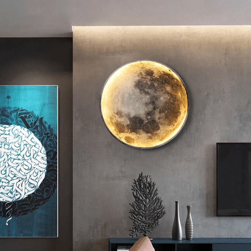 Celestial Wall Light with Customizable LED Radiance