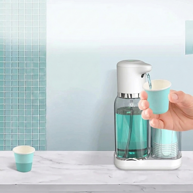 Touchless Mouthwash Dispenser for Hassle-Free Hygiene