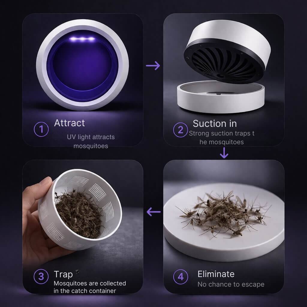 Mosquito Lamp | Chemical-Free | Silent Operation