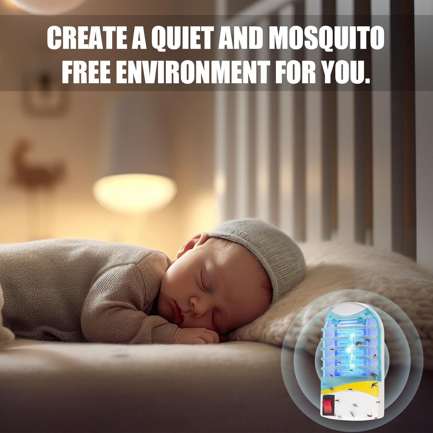 Bug Zapper with UV Light – Silent Operation Mosquito Repellent