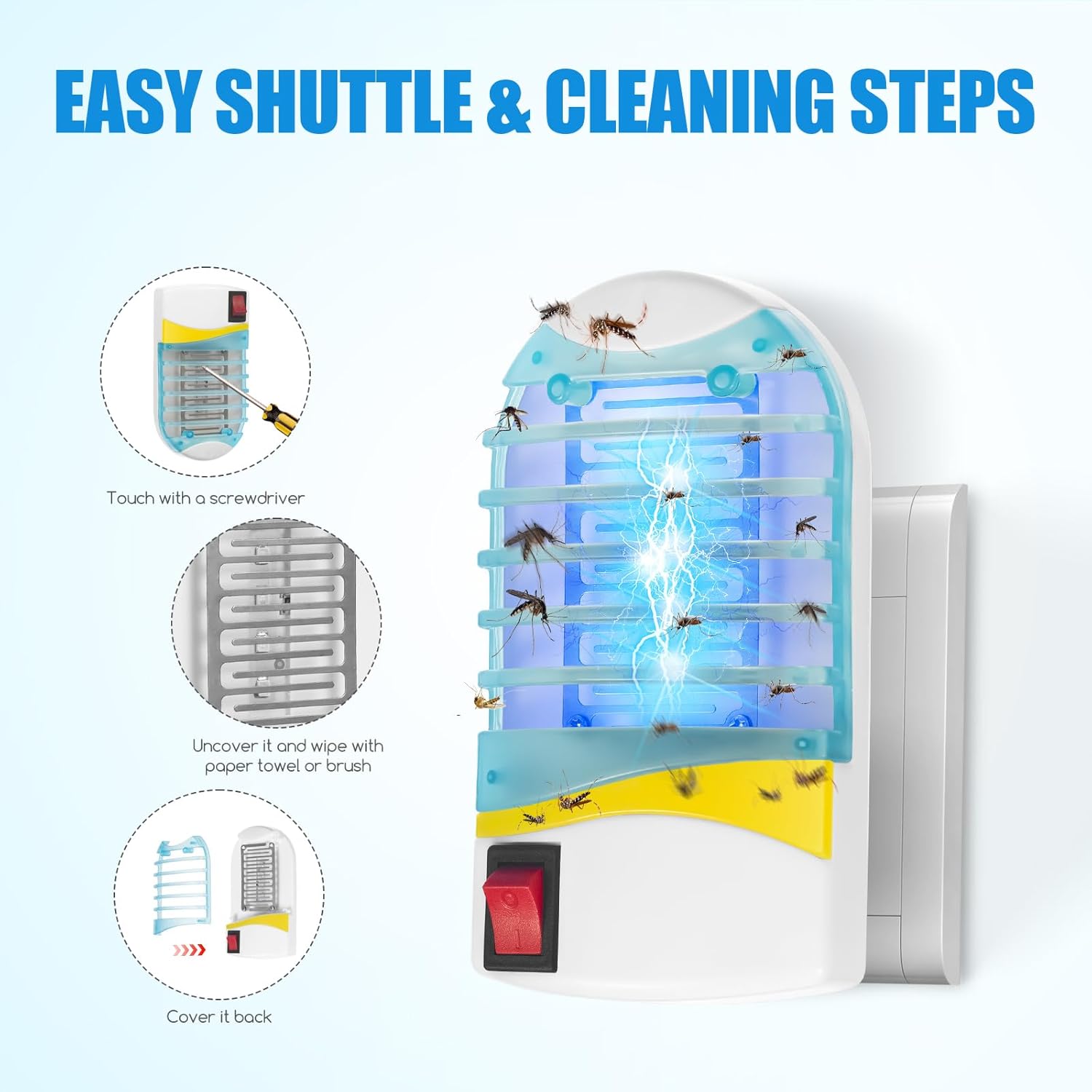 Bug Zapper with UV Light – Silent Operation Mosquito Repellent