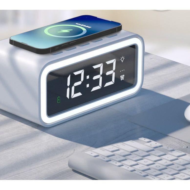 SleekSmart Dual Function Alarm Clock with Wireless Charger