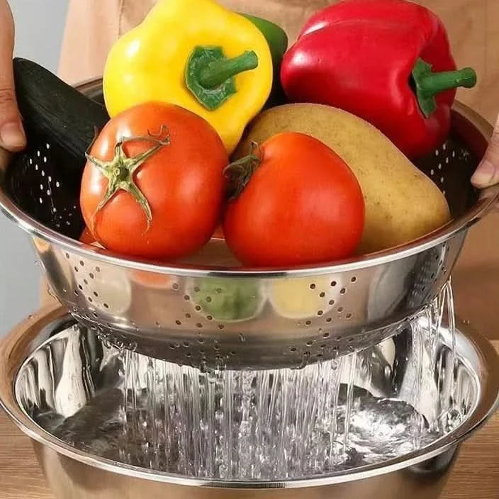 Stainless Steel Vegetable and Potato Slicing Tool Set