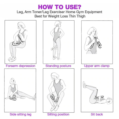 Multi-Function Leg Trainer for Home Workouts