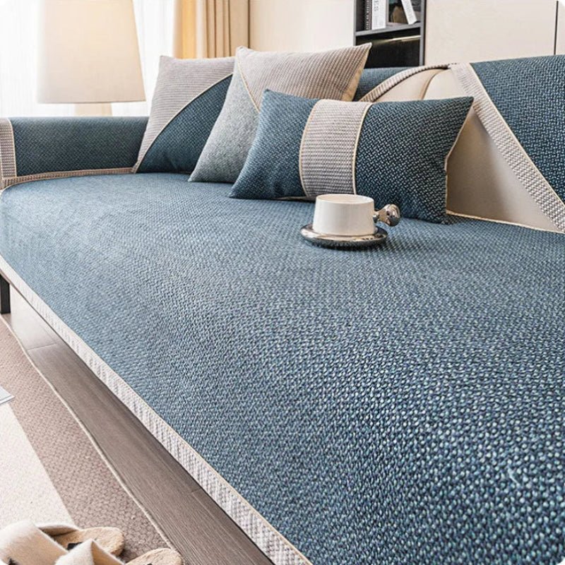 NaturaGuard – Breathable Non-Slip Sofa Protector Cover
