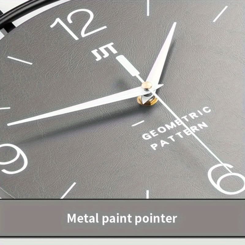 Large Silent Movement Wall Clock - Modern Minimalist Design