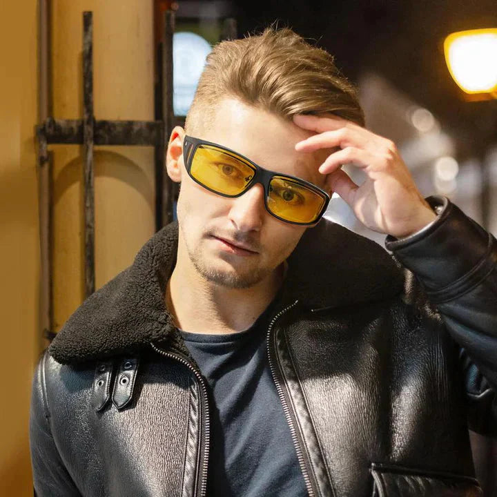 Night Driving Glasses | Glare Protection | Completely Blocks Side Light