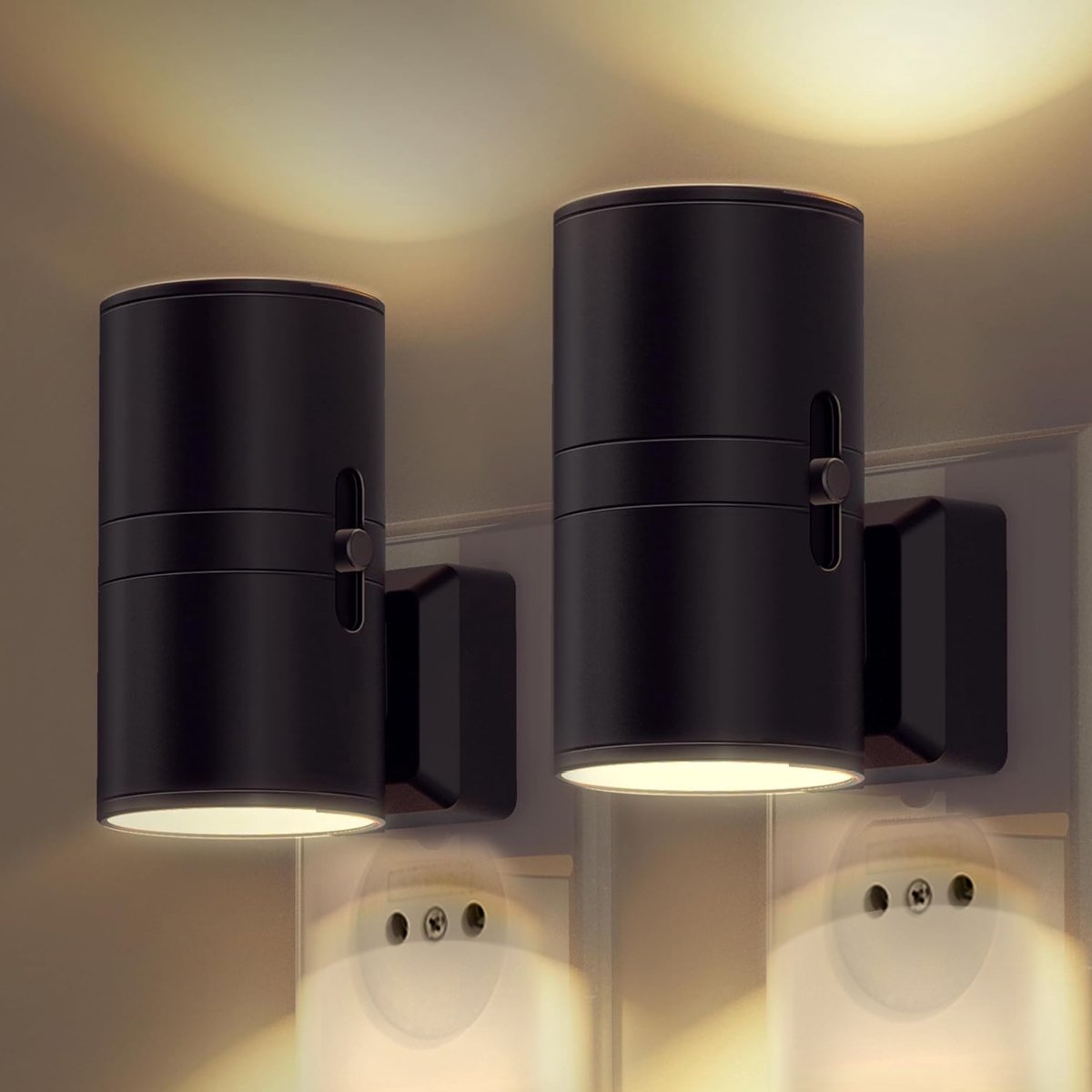 LED Night Light with Automatic Sensor – Energy-Saving Bedside Lamp